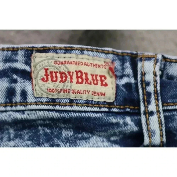 Judy Blue High Waist Acid Wash Skinny Jeans Size 2X-Stretch - Picture 7 of 7